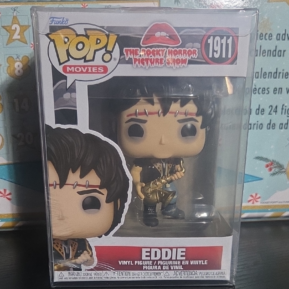 Funko Pop! Eddie Vinyl Figure - Gold, Black